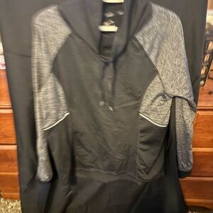 Avia Black and Gray Women's Hoodie athletic wear